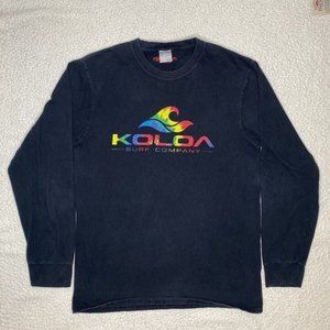 Koloa Surf Company Tie Dye Long Sleeve Shirt: Size Medium